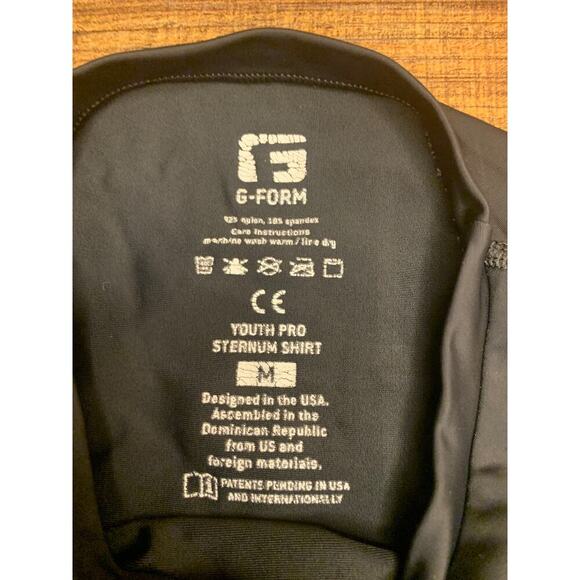 G-FORM Boy’s Baseball Pro Sternum Tank Top / Size: Youth Medium - Picture 3 of 6